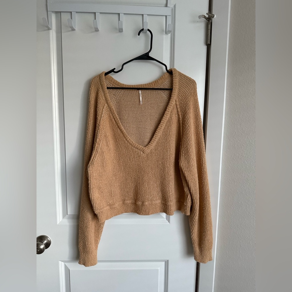 Free People Cropped Sweater